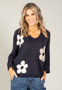 Floral Knit Jumper