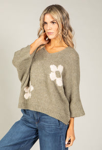 Floral Knit Jumper