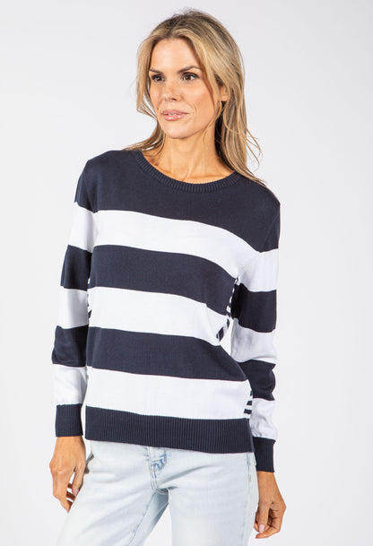 Corsica Striped Knit Jumper