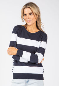 Corsica Striped Knit Jumper
