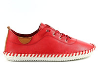 St. Ives Leather Plimsoll