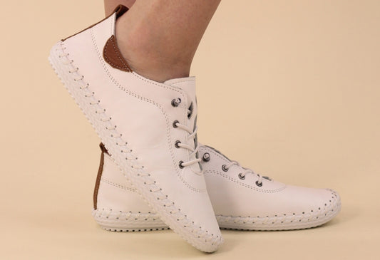 St. Ives Leather Plimsoll