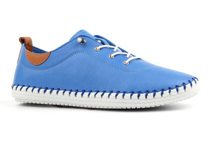 St. Ives Leather Plimsoll