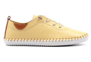 St. Ives Leather Plimsoll