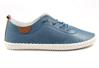 St. Ives Leather Plimsoll