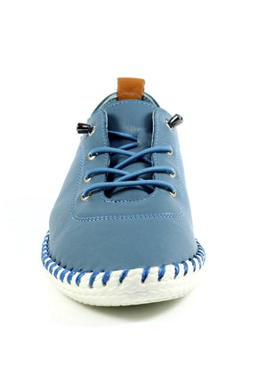 St. Ives Leather Plimsoll