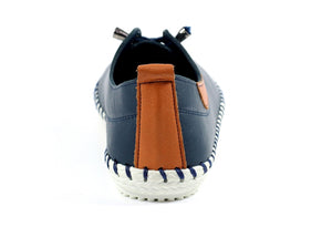 St. Ives Leather Plimsoll