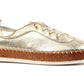 Evette Leather Plimsol
