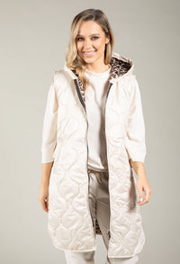 Longline Quilted Gilet