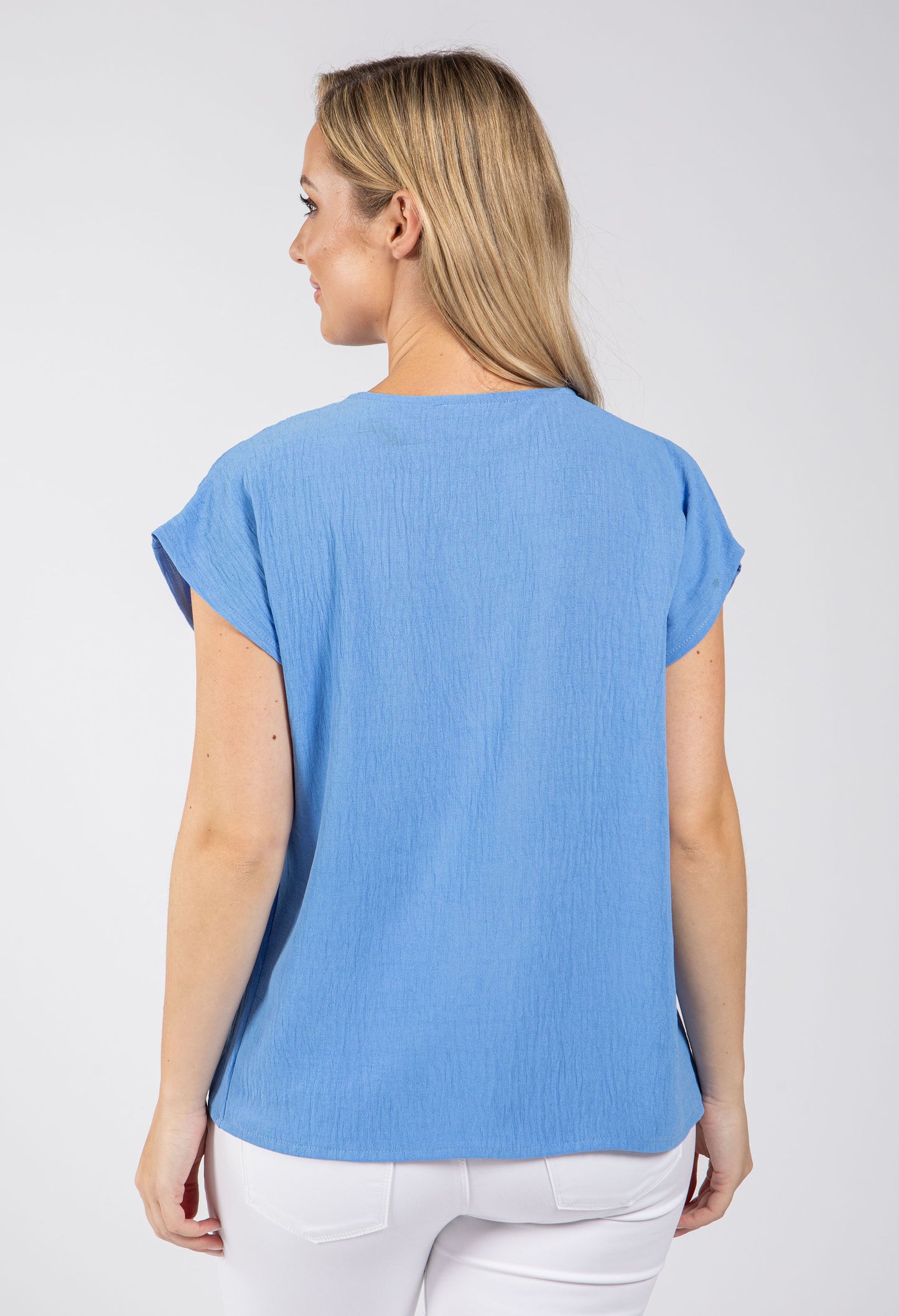 Fiesta Scalloped Neckline Top