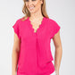 Fiesta Scalloped Neckline Top