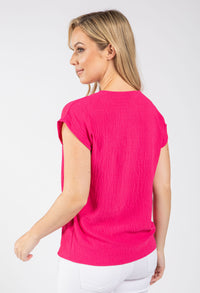 Fiesta Scalloped Neckline Top