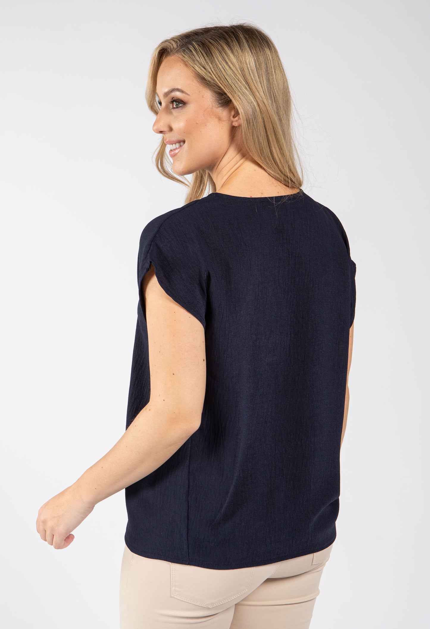Fiesta Scalloped Neckline Top