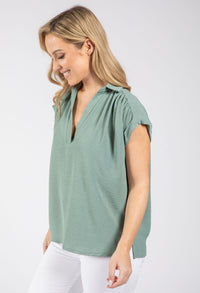 Sheila Collared Top