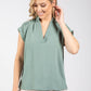 Shakira Ruffle Neck Top