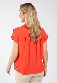 Shakira Ruffle Neck Top