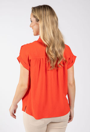 Shakira Ruffle Neck Top