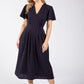 WRAP STYLE MIDI DRESS