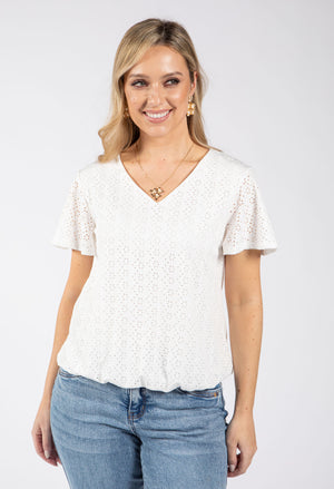 Bubble Hem Top