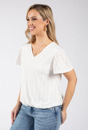 Bubble Hem Top