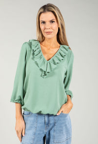 Corail Frill Detail Blouse