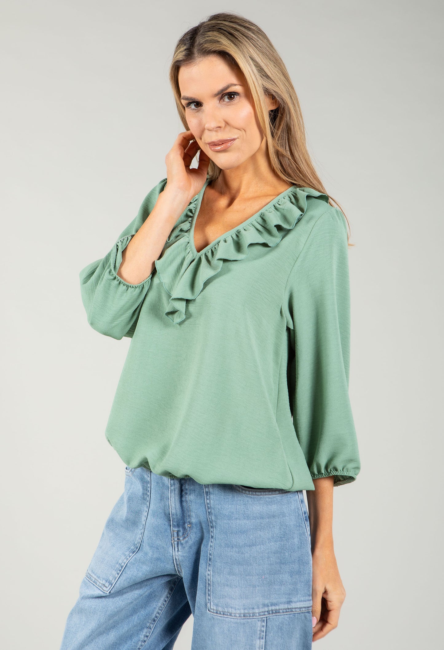 Corail Frill Detail Blouse