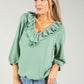 Corail Frill Detail Blouse