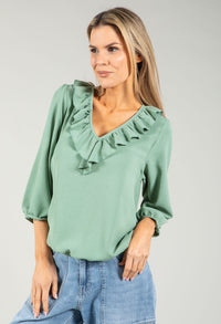 Corail Frill Detail Blouse