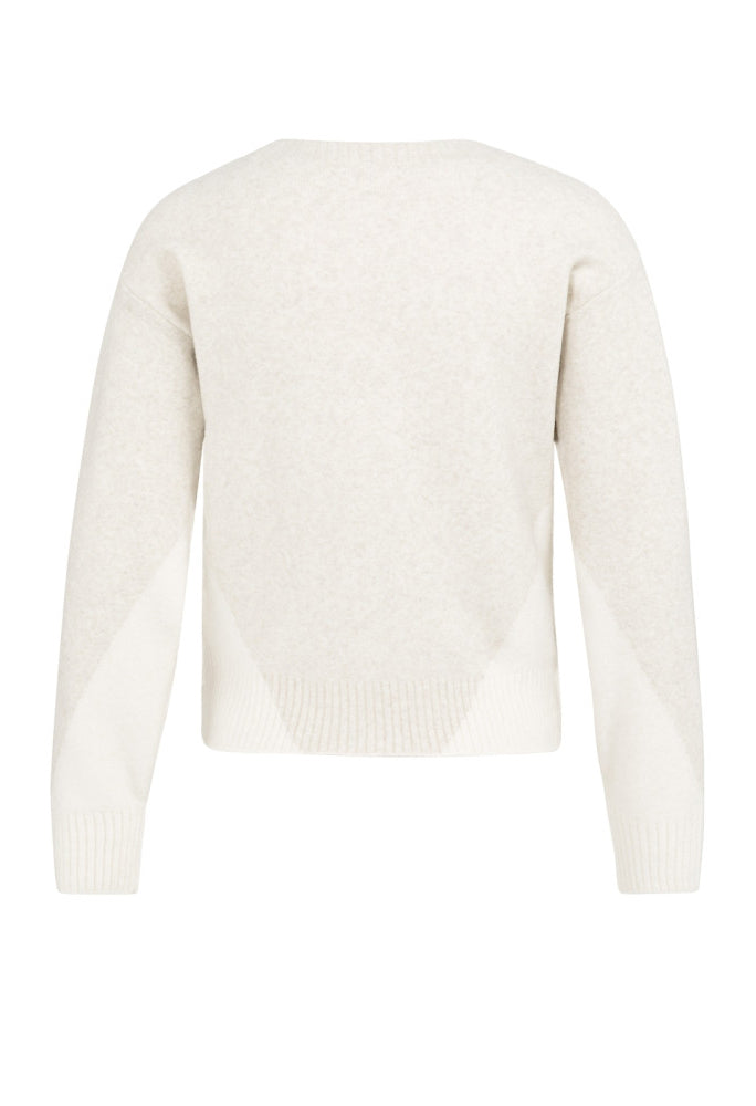 Colour Block Knit Jumper