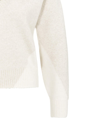 Colour Block Knit Jumper