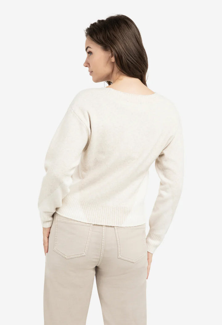 Colour Block Knit Jumper