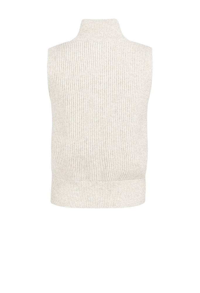 Ribbed Sleeveless Vest