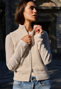 Ribbed Sleeveless Vest