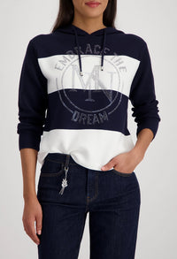 Rhinestone Detail Hoodie