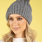 Chunky Knit Pom Pom Beanie