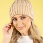 Chunky Knit Pom Pom Beanie