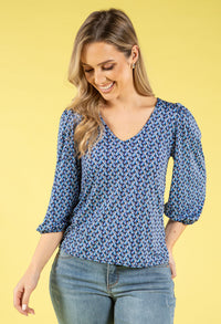 Fantasie Abstract Print Top