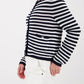 Striped Knit Cardigan