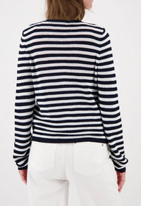 Striped Knit Cardigan