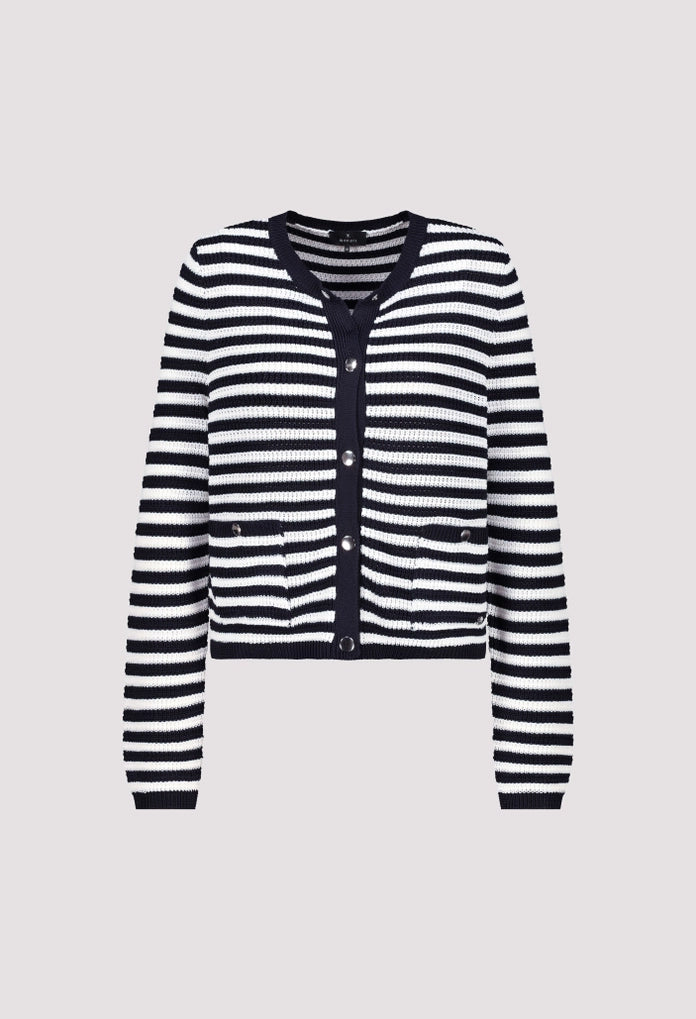 Striped Knit Cardigan