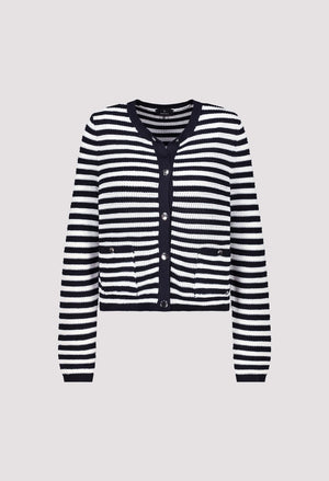 Striped Knit Cardigan