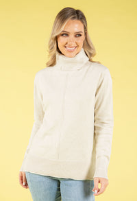 Fine Knit Roll Neck Jumper