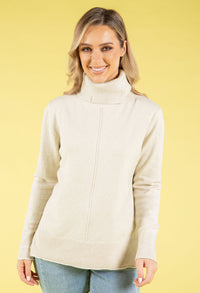 Fine Knit Roll Neck Jumper