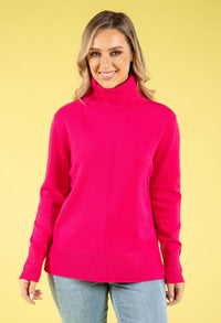 Fine Knit Roll Neck Jumper