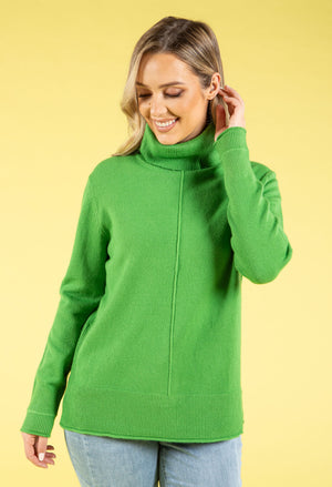 Fine Knit Roll Neck Jumper