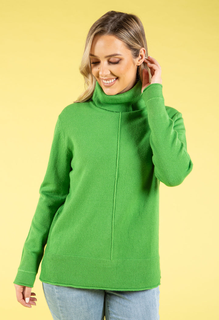 Fine Knit Roll Neck Jumper