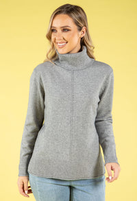 Fine Knit Roll Neck Jumper