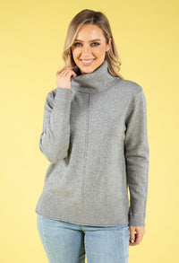 Fine Knit Roll Neck Jumper