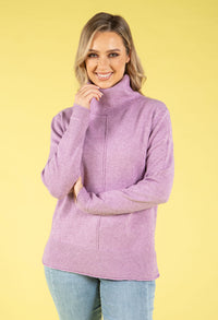 Fine Knit Roll Neck Jumper
