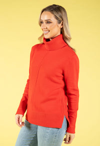 Fine Knit Roll Neck Jumper